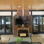 outside fireplace